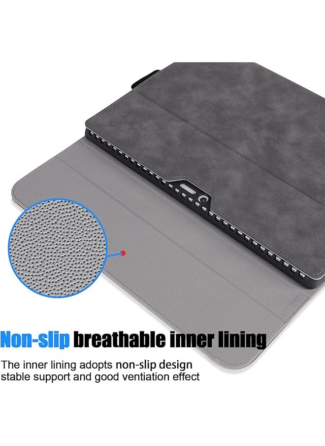 erorex Case For Microsoft Surface Pro 11 Tablet 2024 13Inch With Accessory Pouch And Stylus Holder Slim Envelope Sleeve Bag Laptop Tablet Carrying Cover For Surface Pro 11 Pro 10 Pro 9 Gray  - Image 4