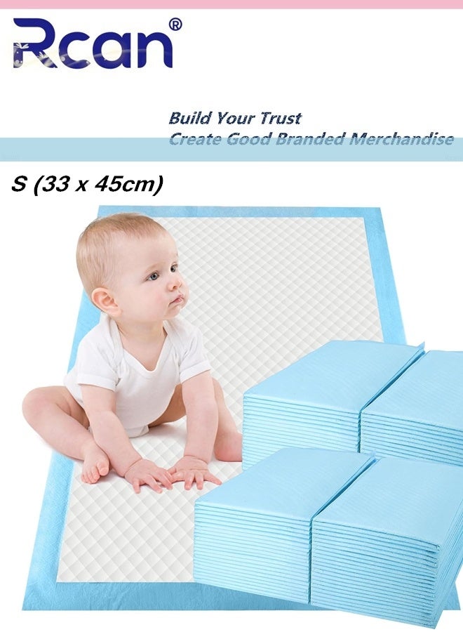 Rcan S/M/L/XL Four Sizes Baby Changing Pads, Disposable Diaper Changing Pads, 5-Layer Protection Hospital Pad, Incontinence Underpads, Ventilation Waterproof Leak Proof Rapid Drying Thicken And High Absorption Seamless Changing Pad For Infants Kids Adults Elderly - Image 1