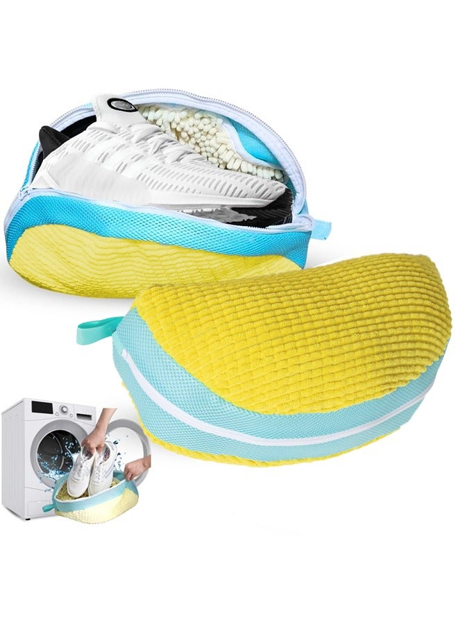 2 PCS Shoe Washing Machine Bag, Upgrade Shoe Bag For Washing Machine Shoe Washing Bag Teletrogy Shoes Laundry Bag Laundry Shoe Bag Shoes Washing Bag Shoes Laundry Bag For Washing Machine Shoe Bag - Image 1