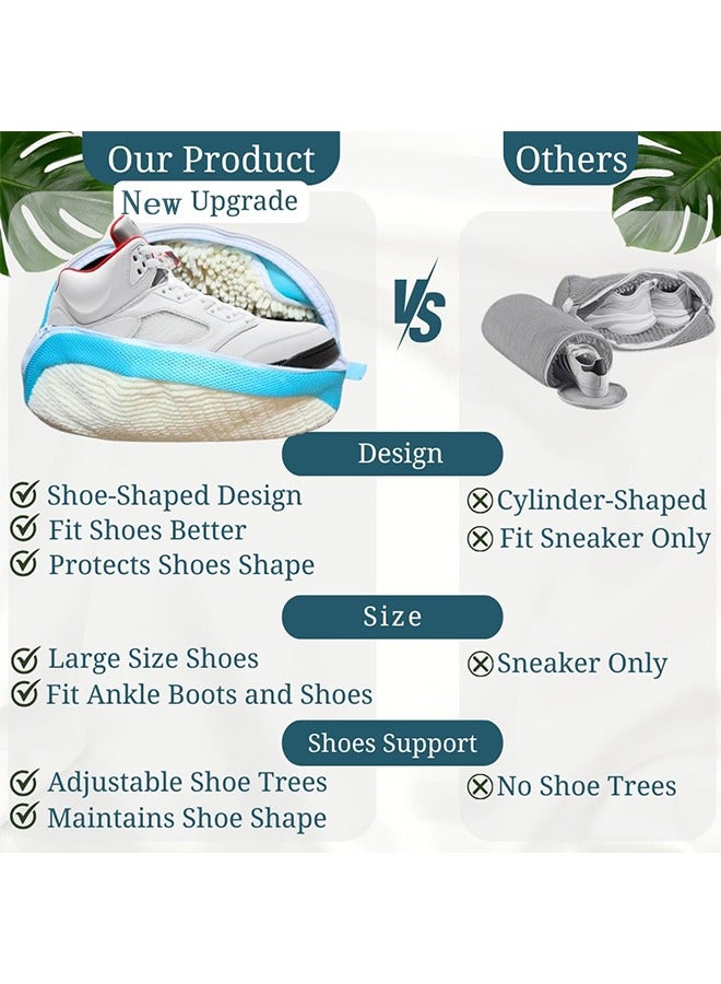 2 PCS Shoe Washing Machine Bag, Upgrade Shoe Bag For Washing Machine Shoe Washing Bag Teletrogy Shoes Laundry Bag Laundry Shoe Bag Shoes Washing Bag Shoes Laundry Bag For Washing Machine Shoe Bag - Image 4