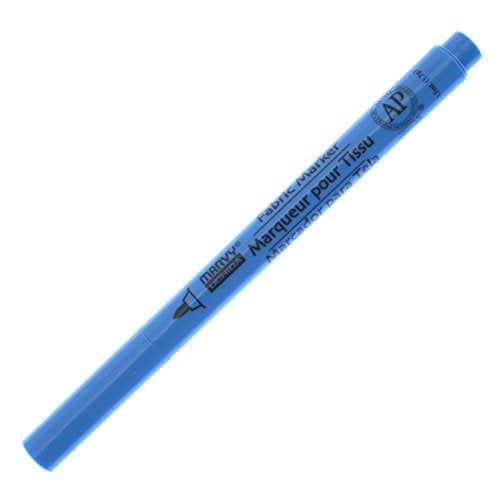 uchida مارفي 522-C-F10 قلم تحديد قماش ذو نقطة دقيقة، أزرق فاتح متلألئ - Image 1
