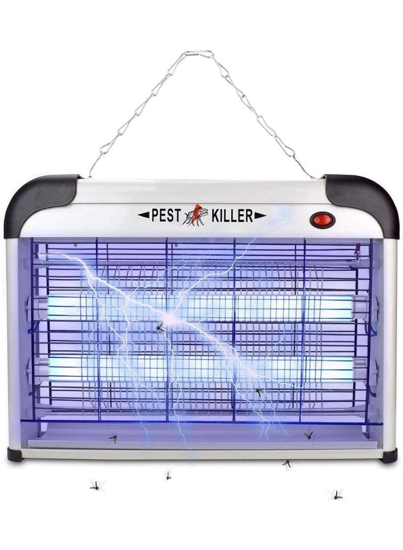 DubaiGallery Mosquito Killer Electric Lamp 12W High Power UV Insect Zapper Fly Bug Trap With Protective Grid Suitable For Bedroom Kitchen Office Indoor Outdoor Use - Image 1