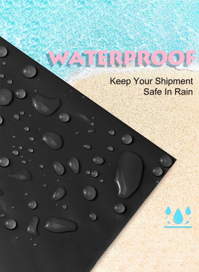 Sweet Life 100Pack Poly Mailers, 6x9 Inch Black Mini Shipping Bags Strong Mailing Envelopes Thick Self Seal Adhesive Waterproof and Tear Proof Boutique Postal Small Business for Jewelry and More - Image 3