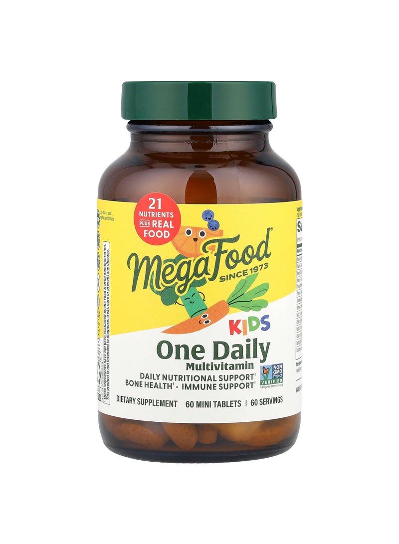 MegaFood Kids One Daily Multivitamin, 60 Mini Tablets