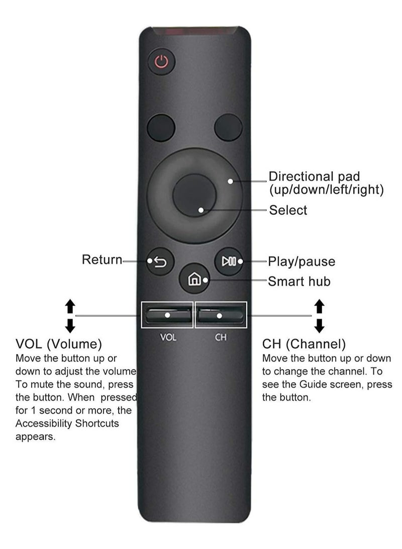 ELTRAZONE New BN59-01259B Remote Control for Samsung KU7350 Smart TV UA55K5500 UA55K5520 UA55K5570 UA55K6000 UA32K5570 UA40KU6000 UA40KU6100 UA40KU6300 UA40KU7000 UA43KU6000 UA43KU7000 UA49KU6100 UA49KU6300 - Image 3