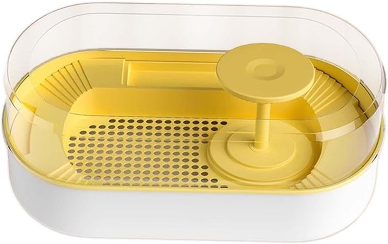 Aquatic Environment for Turtles and Frogs with Breeding Area, Yellow - Image 1