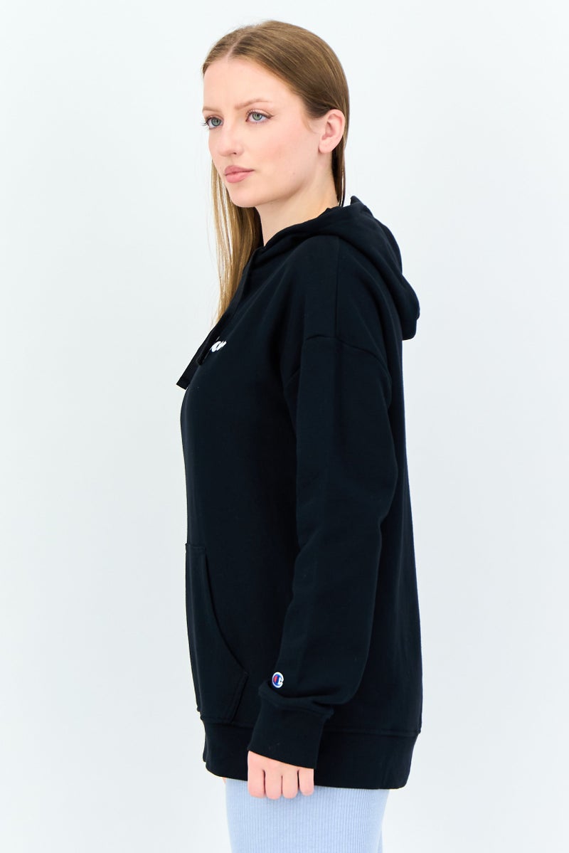 Champion Women Sportswear Fit Long Sleeve Outdoor Hoodies, Black - Image 4