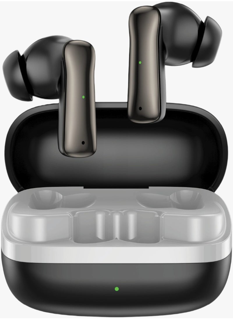GREEN LION - Manchester True Wireless Earbuds with Bluetooth 5.4 & Low Latency Mode, 4H Playtime, Fast Charging, 8mm Drivers & Long Standby/ Ergonomic Noise-Isolating In-Ear Headphones for Music, Calls & Gaming - Black - Image 1
