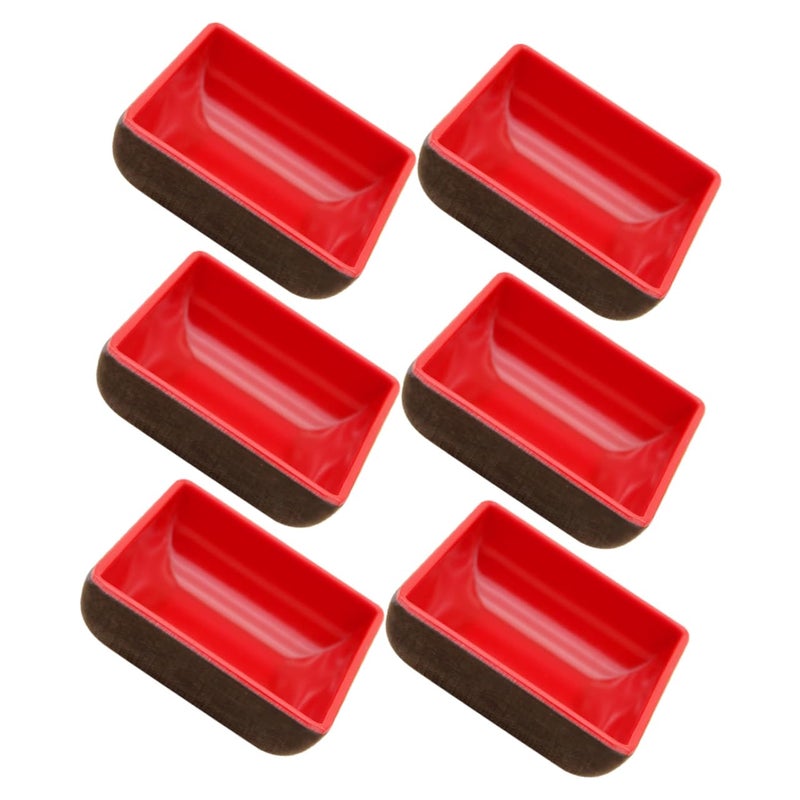 6 Square Sauce Dishes For Soy Sauce Vinegar Mustard Chili Oil 6 Pcs Set - Image 2