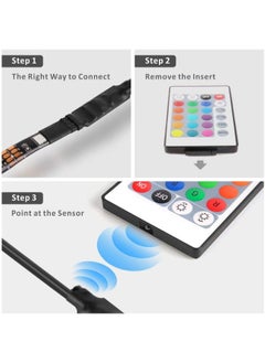 SHOPI LED Light Strip 5M Light Strip with 12V Remote Control 5050RGB Colors for Party/Bar/Kitchen Bedroom Decoration  - Image 5