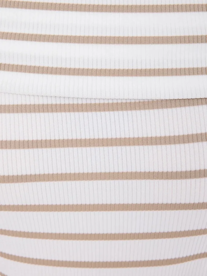 HICCUP Striped Off-Shoulder Top