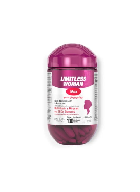 100 Tablets limitless woman max
