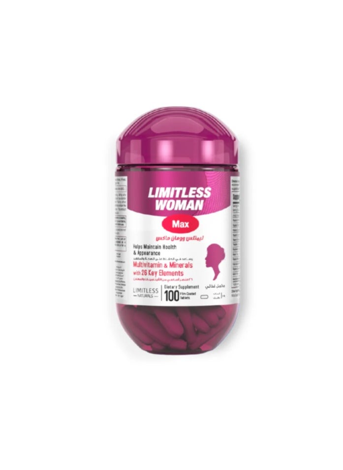LIMITLESS - 100 Tablets limitless woman max - Image 1