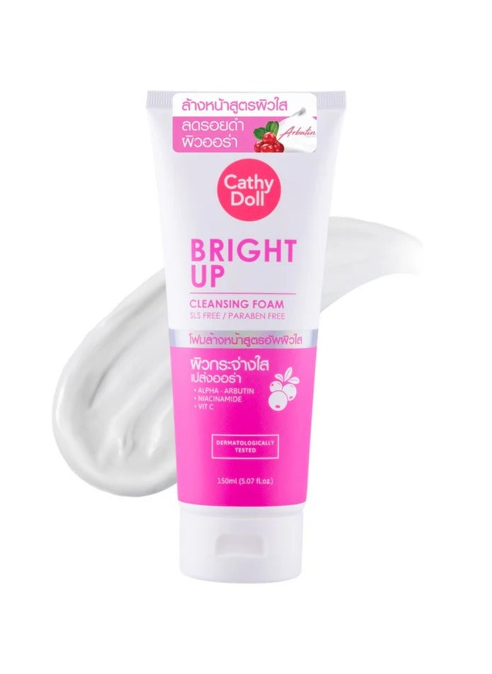 Cathy Doll Cathy Doll Bright Up Cleansing Foam 150 ml,Thailand Cleaning face wash  - Image 1