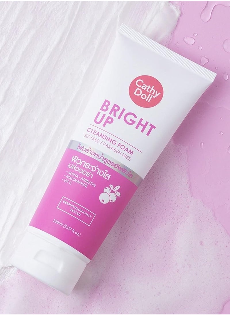 Cathy Doll Cathy Doll Bright Up Cleansing Foam 150 ml,Thailand Cleaning face wash  - Image 2