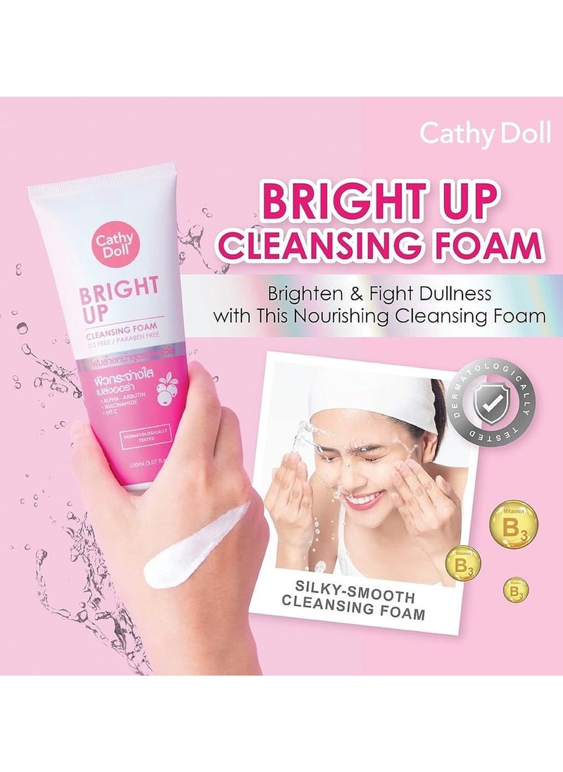 Cathy Doll Cathy Doll Bright Up Cleansing Foam 150 ml,Thailand Cleaning face wash  - Image 3