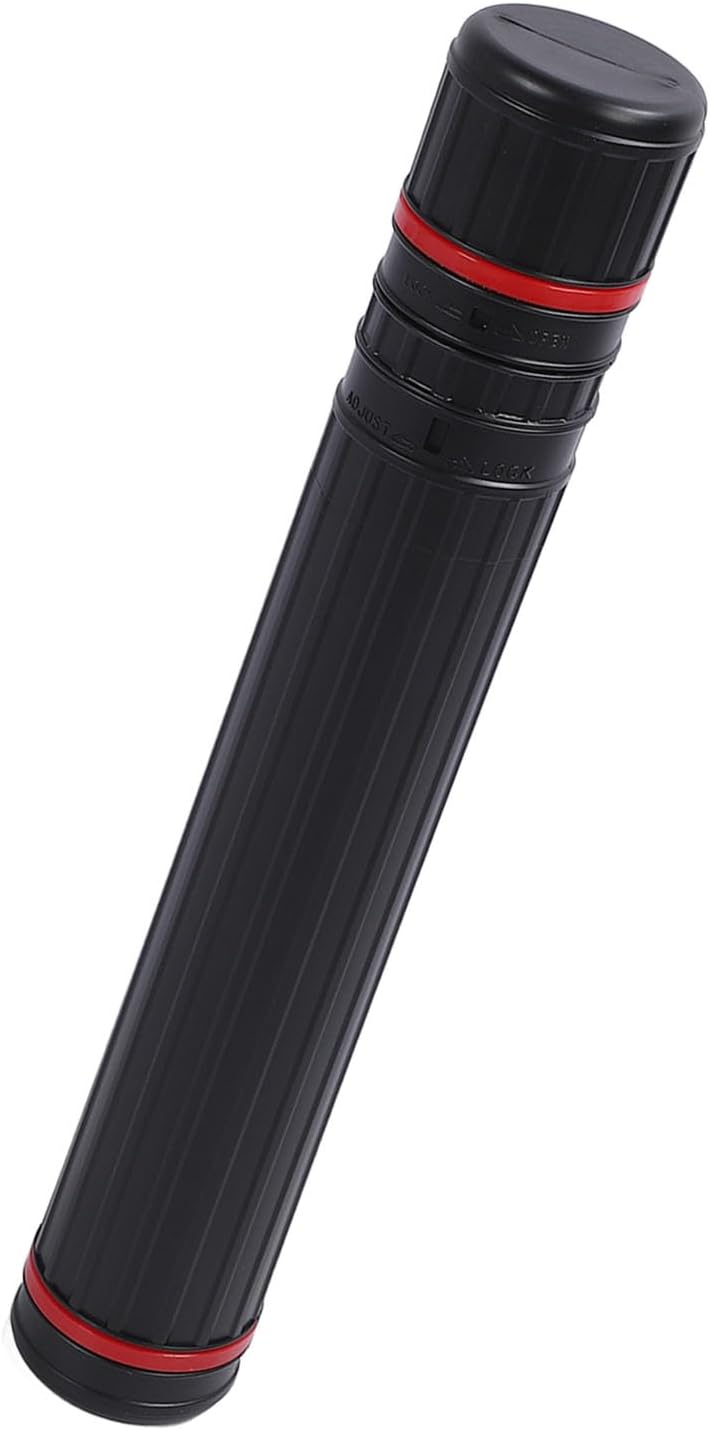 Asixxsix Poster Tube, 25.2 42.5 Inch Extendable Round Corners Protection Poster Storage, Document Tube with Shoulder Strap for Documents Blueprints Artworks - Image 2