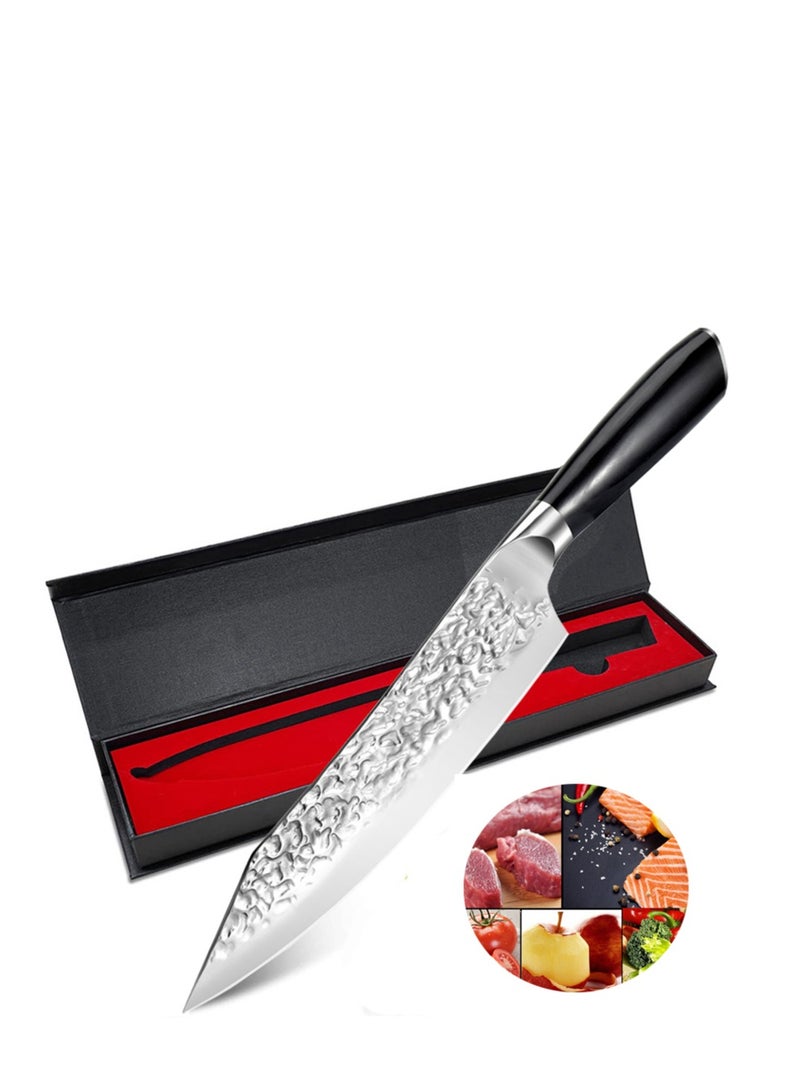 Astylway Astylway Chef Knife Starter 8 inch Super Sharp Chef's Knife Home Cook Kitchen Knife  Premium Carbon Stainless Steel Universal knife with Ergonomic Wooden Handle in Gift Box  - Image 1