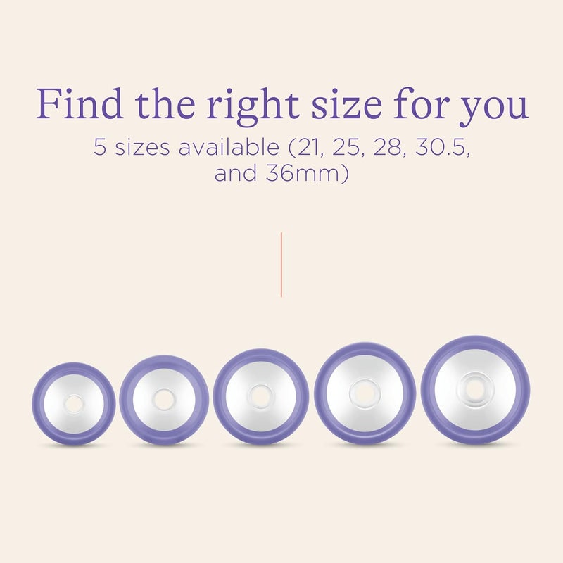 Lansinoh ComfortFit Breast Pump Flanges, 2 Count 36mm - Image 5