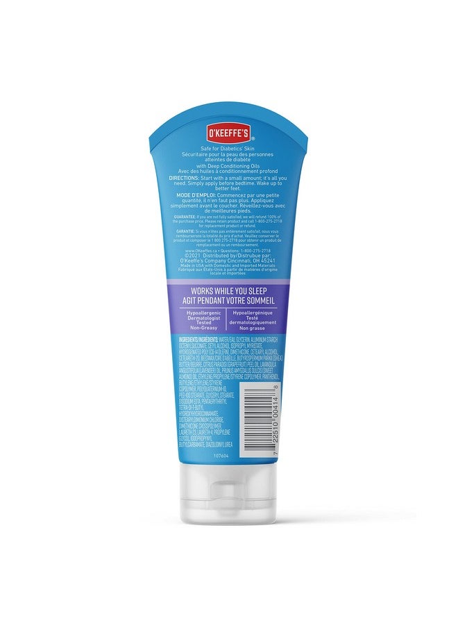 O'Keeffe's - O'Keeffe's for Healthy Feet Night Treatment Foot Cream; Guaranteed Relief for Extremely Dry; Cracked Feet; Visible Results in 1 Night; 7.0 Ounce Tube; (Pack of 1) - Image 1