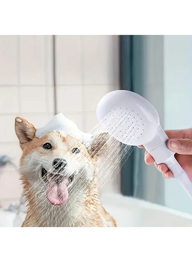 White Handheld Shower Head Leak Proof Adjustable Spray Water Gun for Pet Bathing Car Washing - Image 5