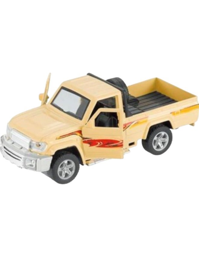 Toy Box Pickup Truck Model Car Alloy Car Model Diecast Pull Back Toy Vehicle With Light And Music For Kids 