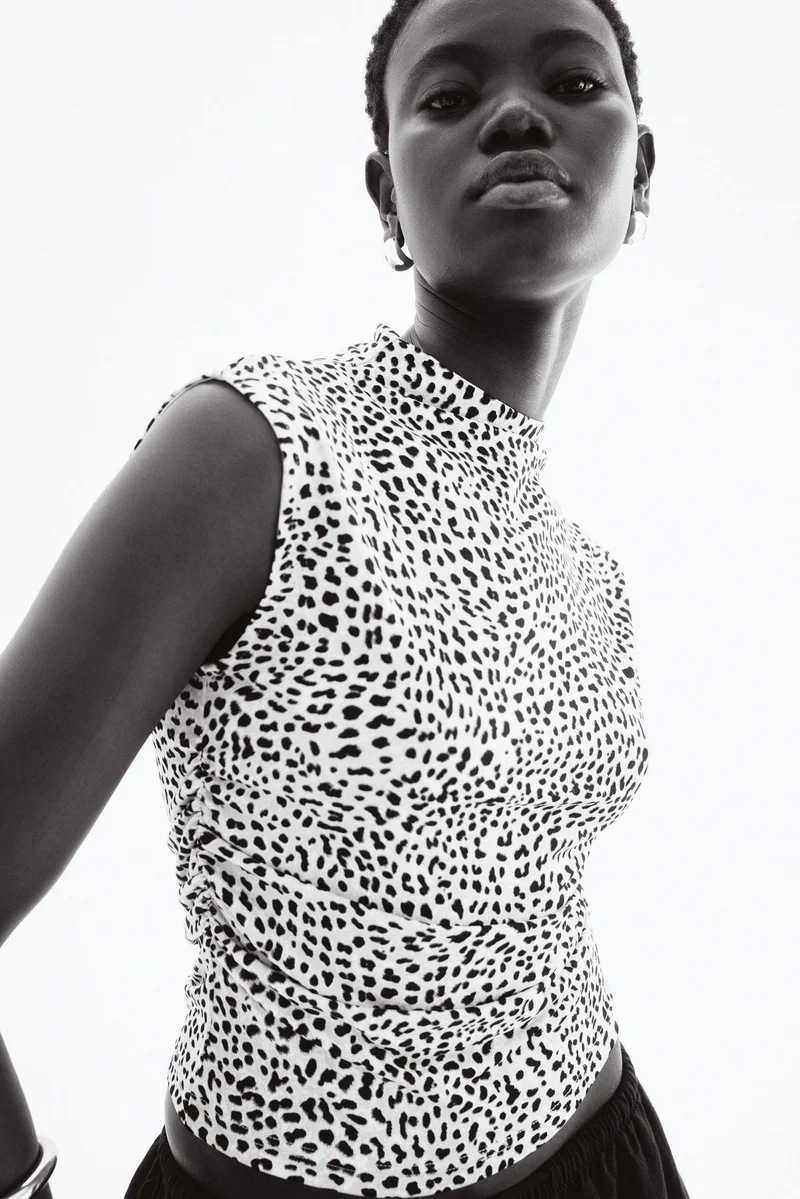 H&M Draped turtleneck top