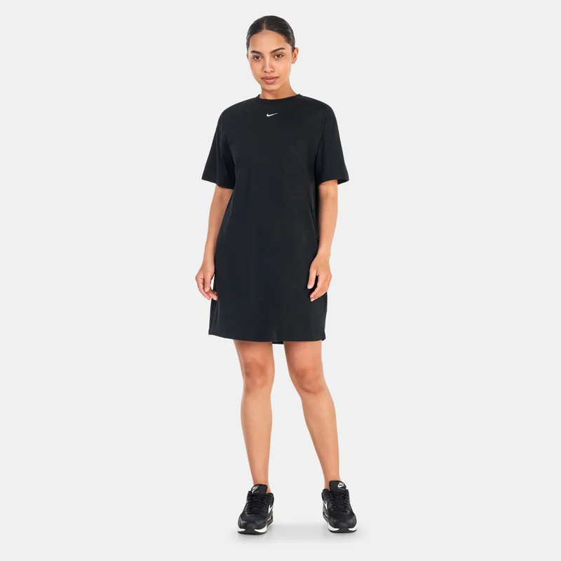 Nike black Women's Sportswear Essential T-Shirt Dress for Women | Best Price UAE