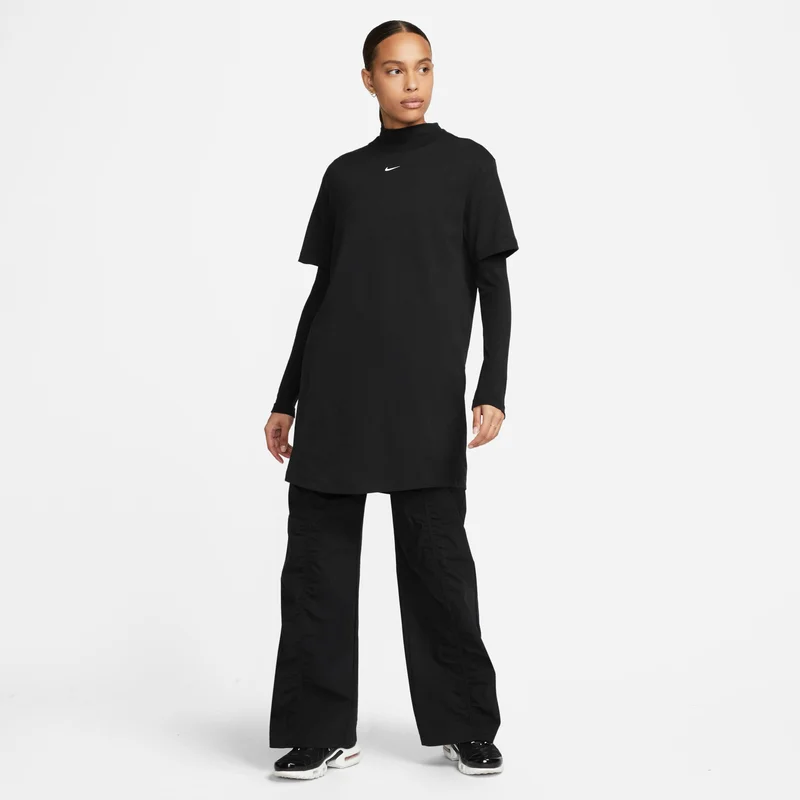 Nike black Women's Sportswear Essential T-Shirt Dress for Women | Best Price UAE