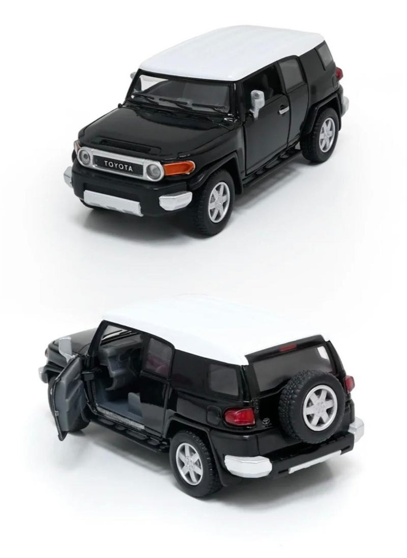 Kinsmart FJ Cruiser Cast Metal Doors Openable Pull Back Action Toy Car 