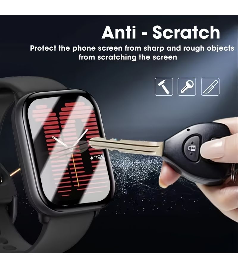 3pc 3D Screen Protector Film Suitable For Huami Amazfit Active Watch - Image 4