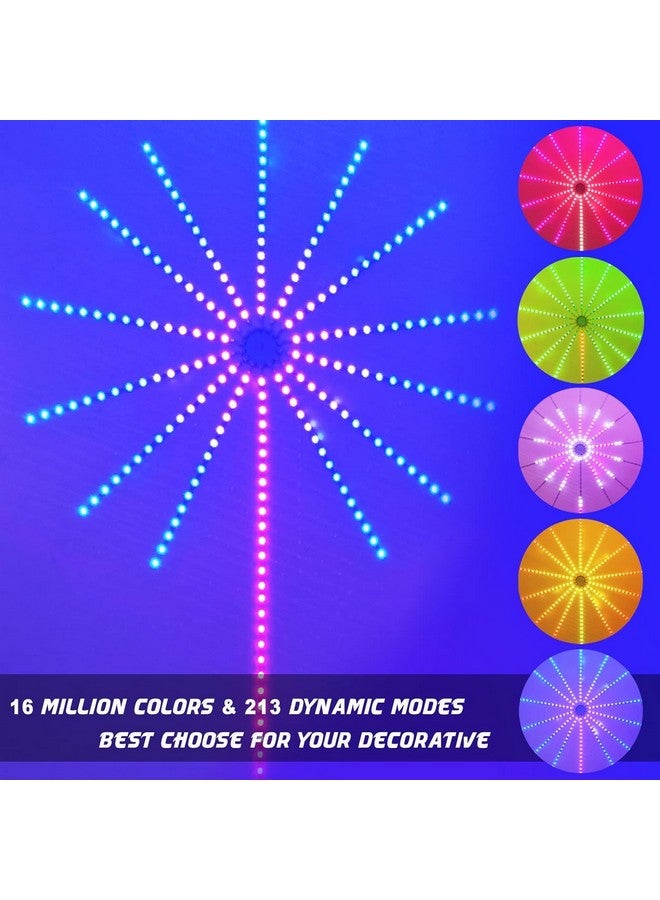 MIRADH Copper Smart App Remote Control Firework Led Strip Light Firework Launch Effect Music/Mic Sync Rgb Color Changing Led Strip Light For Diwali Lights For Decoration For Home(5V, Usb Powered) - Image 2