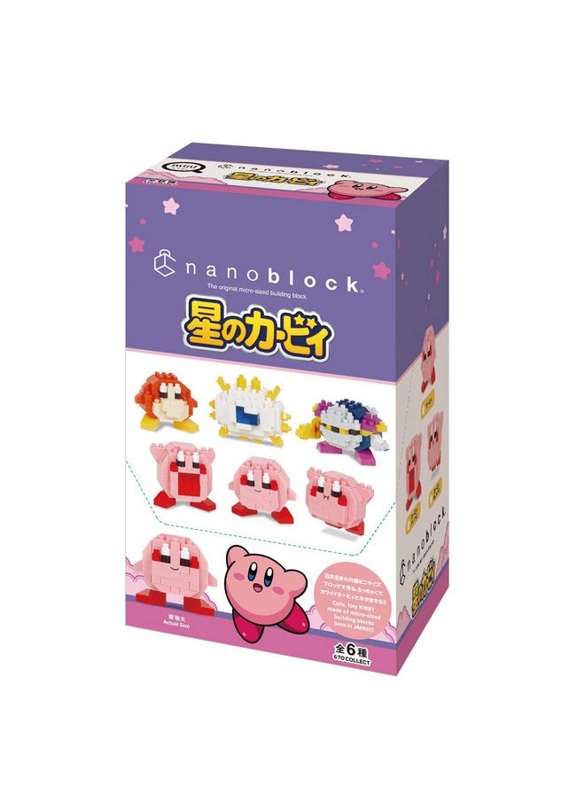 Nanoblock - Nanoblock Kirby (Box Of 6) [Kirby] Nanoblock Mininano Series Building Kit - Image 1