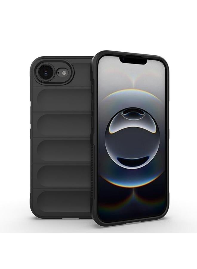 The Bros Case For iPhone 16e Magic Shield TPU + Flannel Phone Case 