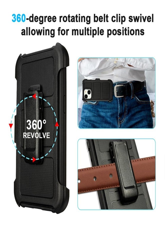 Saiboro for Defender iPhone 13 Case with Clip,for Holster iPhone 13 Case with Kickstand,for Heavy Duty iPhone13 Phone Case Rugged 2 Layers of Sturdy,Anti-Drop for Phone Case iPhone 13Case Protective(Black) - Image 5