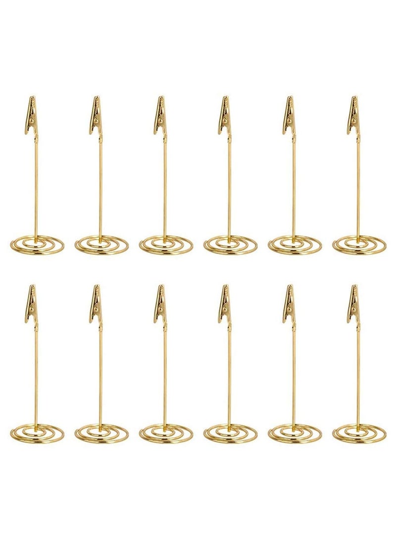 12pcs Place Card Holder Memo Clip Photo Table Number Gold Holder Stand Paper Menu Stand - pzsku/ZB3CCDBC60503CEA948D9Z/45/_/1723021087/94421406-9636-40a8-8376-a056583d971c