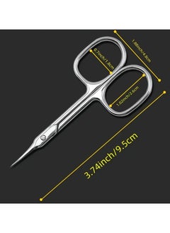 ORiTi Manicure Scissors Cuticle Regrowth Cut Curved Tip Nail Pedicure Grooming  - Image 5