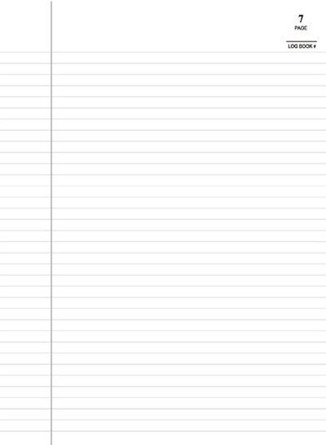 BookFactory Multipurpose Log Book, Blue, Hardbound, 240 Pages - Image 5