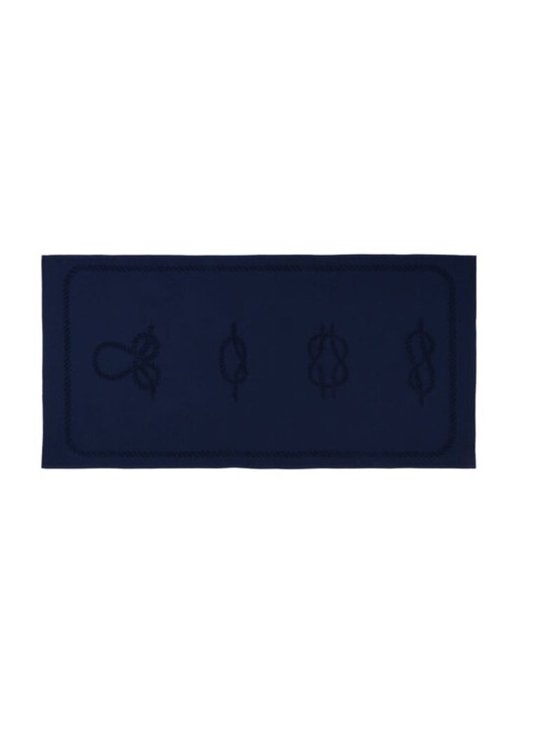 Anemoss - Anemoss Beach Towel, %100 Cotton, Soft, Water Absorbent, Quick Dry, Medium Thick, Pool and Bath Towel, 27x55 in, Navy Blue Color - Image 1