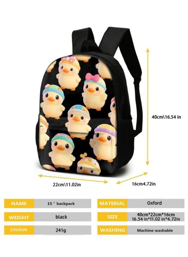 Bright Li Fire A good helper for cute travel! Exclusive cartoon bags for children and teenagers, three-piece set, light and comfortable (available for students, children, friends on outings, mountain climbing, going to school, etc.) - 10  - Image 5