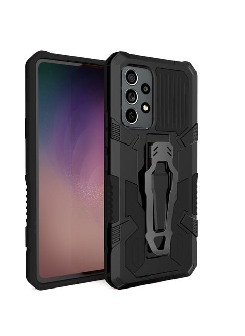 Samsung A53 Case Shockproof Hybrid Armor Heavy Duty Cover Case for Samsung A53 Black