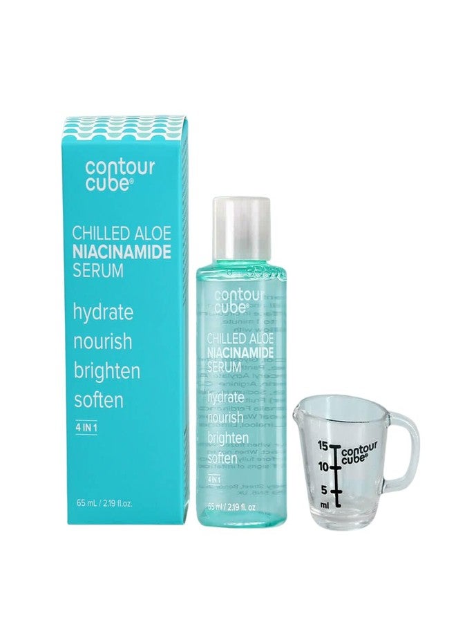 Contour Cube Niacinamide Face Serum - Chilled Aloe Niacinamide Serum - Ice Facial Treatment for Clear Skin, Brightening and Minimizing Large Pores - Reduces Acne Marks & Blemishes for Even Skin Tone - Image 1