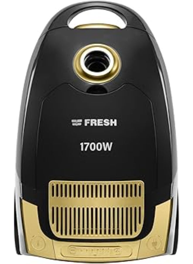 Fresh Vacuum1700 watt, fantom black & gold