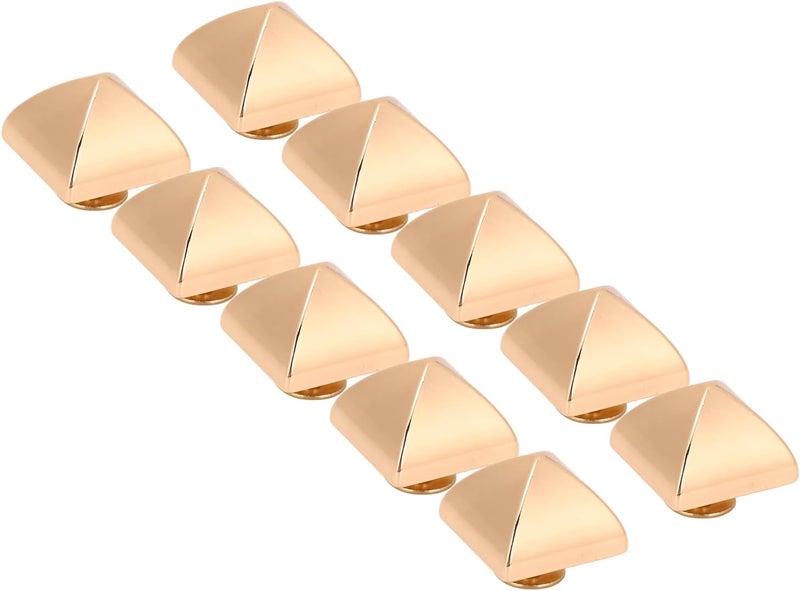 Treated anti-rust metal Yosoo 20 Sets Square Pointed Screw Rivets Zinc Alloy Pyramid Punk Leather Repair Kits with Electroplated Finish for Belts Bags Hats Shoes Clothing (Gold) Space saving Temp fluctuation resistant crafted quality Cost saving user oriented build Natural tone color options General compatible design Fast warehouse picking Wide range compatible material General purpose premium build Strategic warehouse site Reinforced edge Upgraded quality Upgraded general material Multi-demand compliant quality Modern versatile shape Spec upgraded improved quality Fault optimized construction Permanent & temporary usable One piece build Natural material Global versatile design Connectable modular Local available supply Certified local stock Backup reserve local stock - Image 4