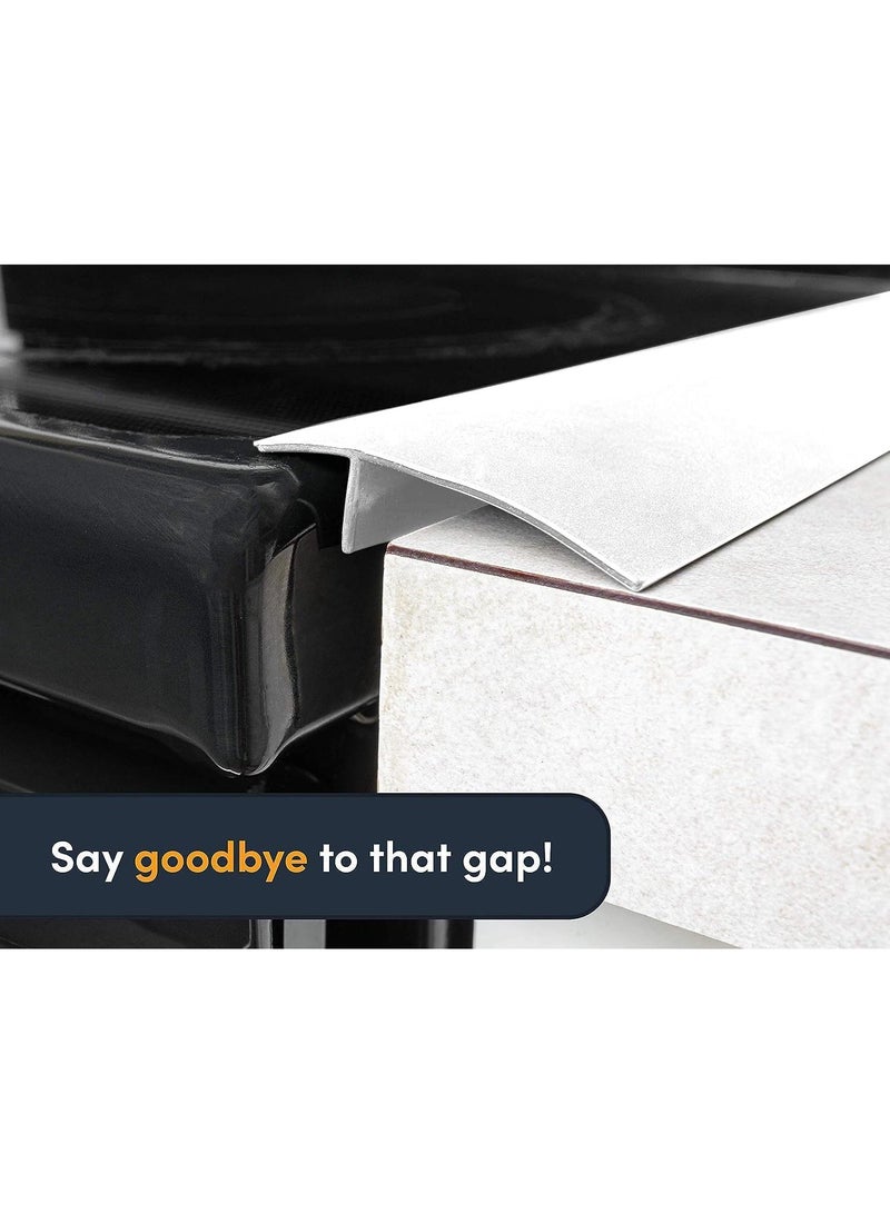 Y&D 2-Piece 25In Kitchen Decorative Stove Waterproof Sealing Molding Silicone High Temperature Resistant Cutting Anti Oil Gap Strip  - Image 2