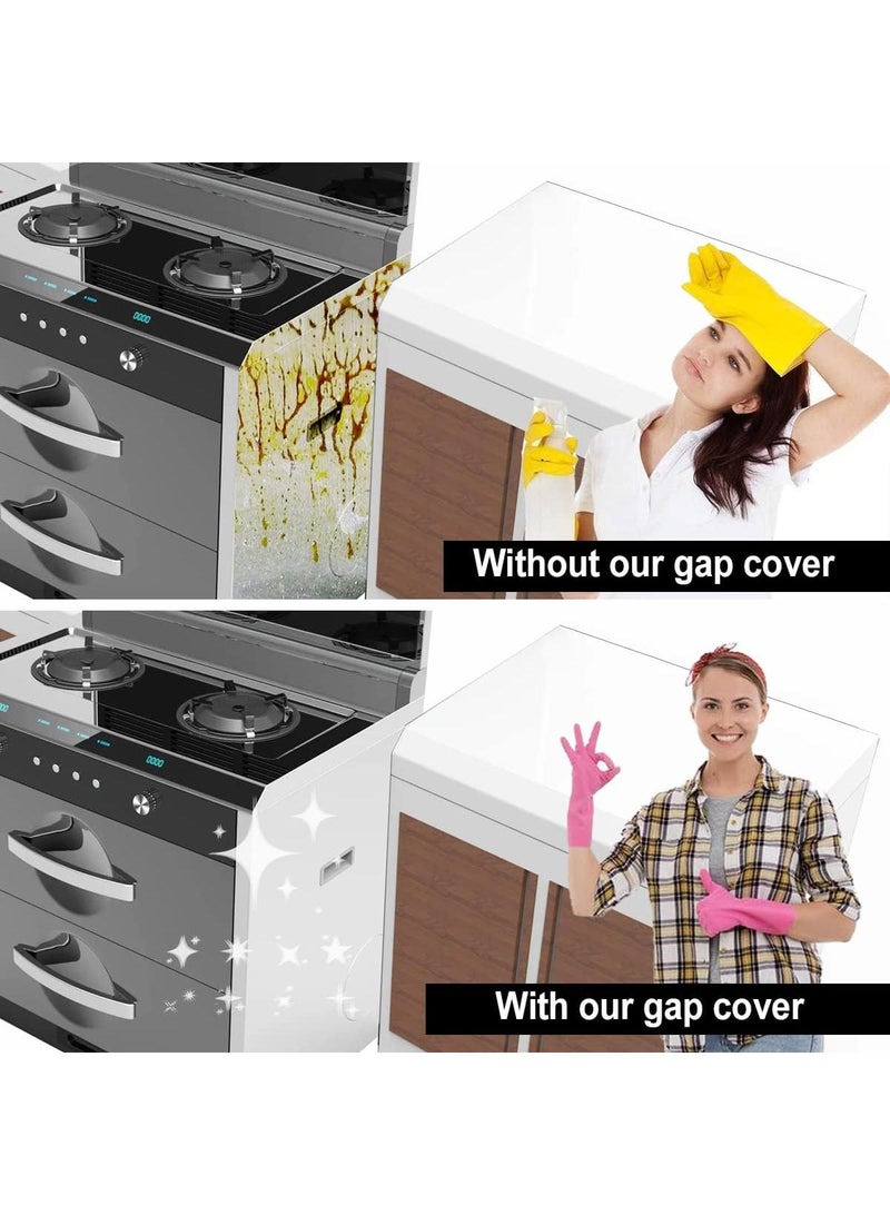 Y&D 2-Piece 25In Kitchen Decorative Stove Waterproof Sealing Molding Silicone High Temperature Resistant Cutting Anti Oil Gap Strip  - Image 5
