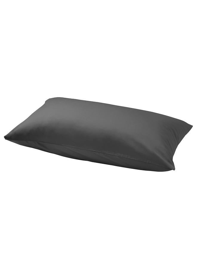 Zaboon Pillowcase, dark grey, 50x80 cm - Image 1