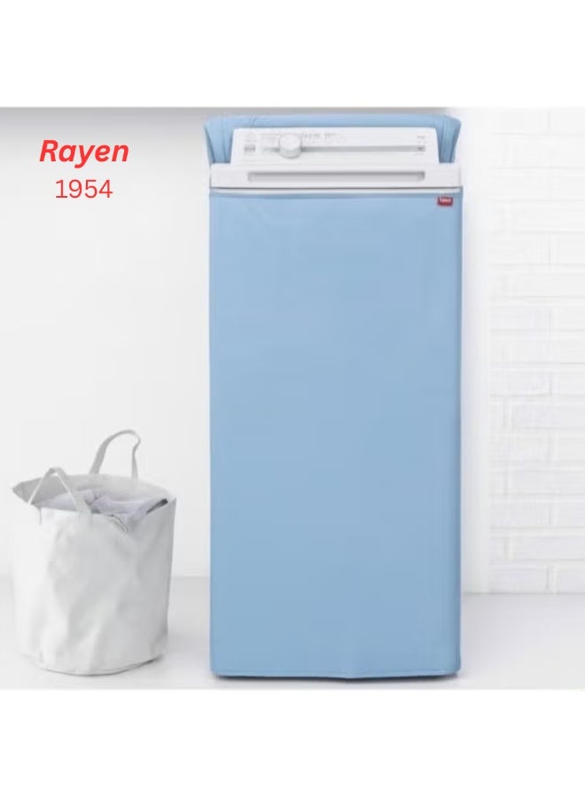 ريان غطاء غسالة تحميل علوي من Rayen – ماركة إسبانية – حماية من الغبار والخدوش – مناسب لغسالات 6–7 كيلو – مقاس 84×45×65 سم - Image 1