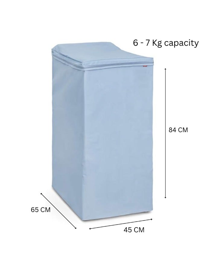 ريان غطاء غسالة تحميل علوي من Rayen – ماركة إسبانية – حماية من الغبار والخدوش – مناسب لغسالات 6–7 كيلو – مقاس 84×45×65 سم - Image 2