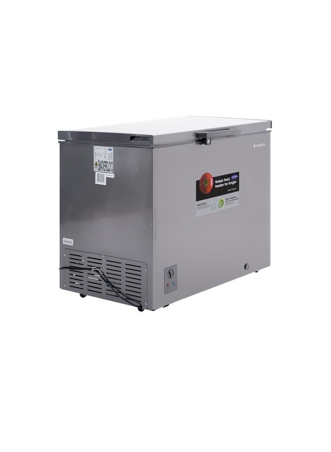 Venus Chest Freezer VCF250 Silver 250L - Image 3
